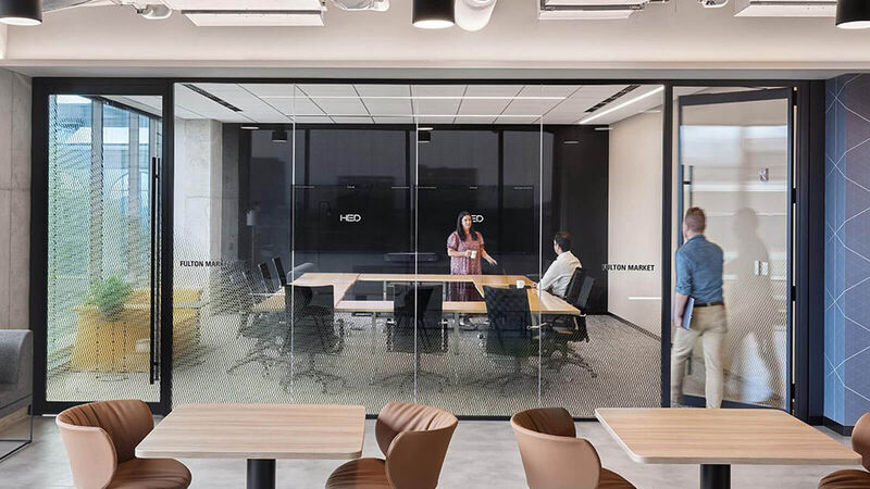 Doors Single Glazed Aluminum Framed HED